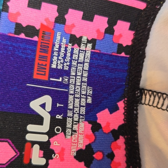 Fila Sport Live In Motion Apex Design Leggings New With Tags - Picture 5 of 5